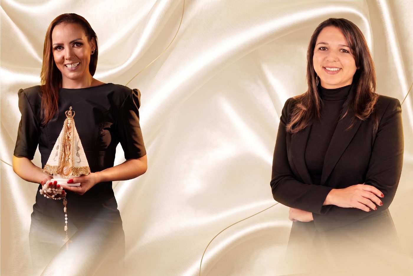 Talita e Sávia, fundadoras da Madye Semi Joias