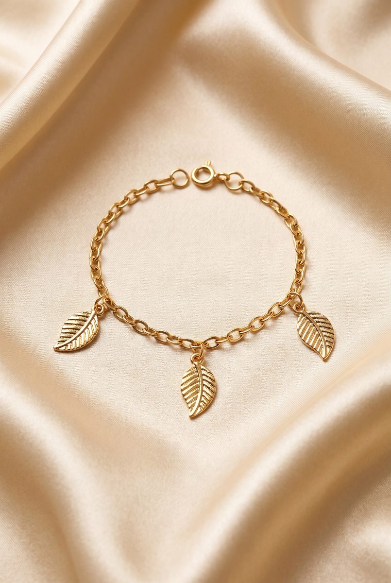 Pulseira Pingentes de Folha